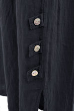 Load image into Gallery viewer, Tab Button Detail Linen Trouser
