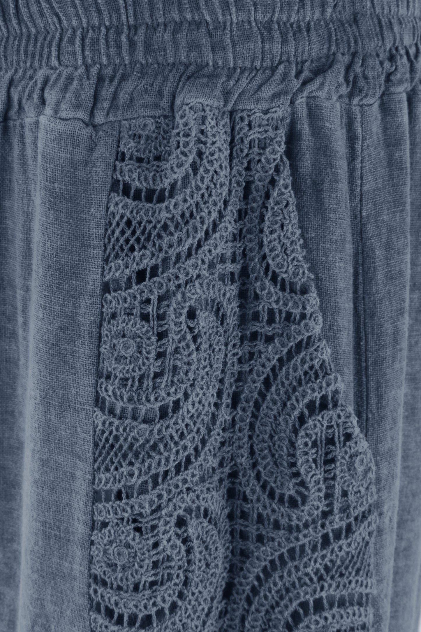 2 Crochet Pocket Linen Trouser