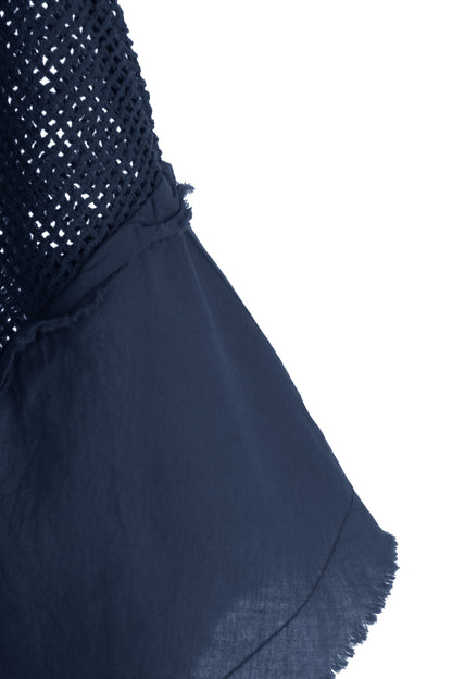 2 Piece Mesh Shrug Midi Dress