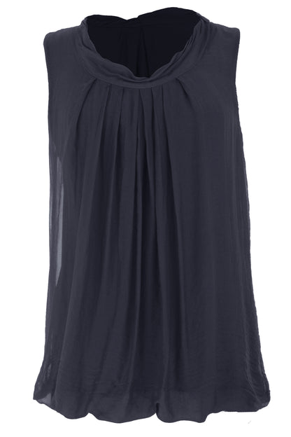 Puffball Silk Vest