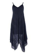 Load image into Gallery viewer, Crochet Lace Hanky Dress
