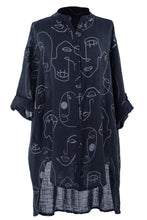 Load image into Gallery viewer, Abstract Face Cotton Shirt

