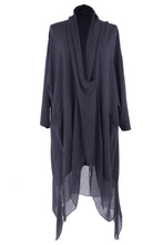 Load image into Gallery viewer, Crossover Silk Panel Tunic
