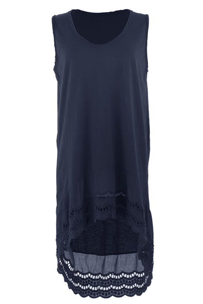 Broderie Anglaise Hem Tunic