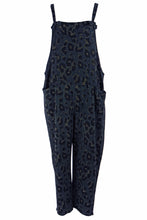 Load image into Gallery viewer, Leopard Jersey Dungarees
