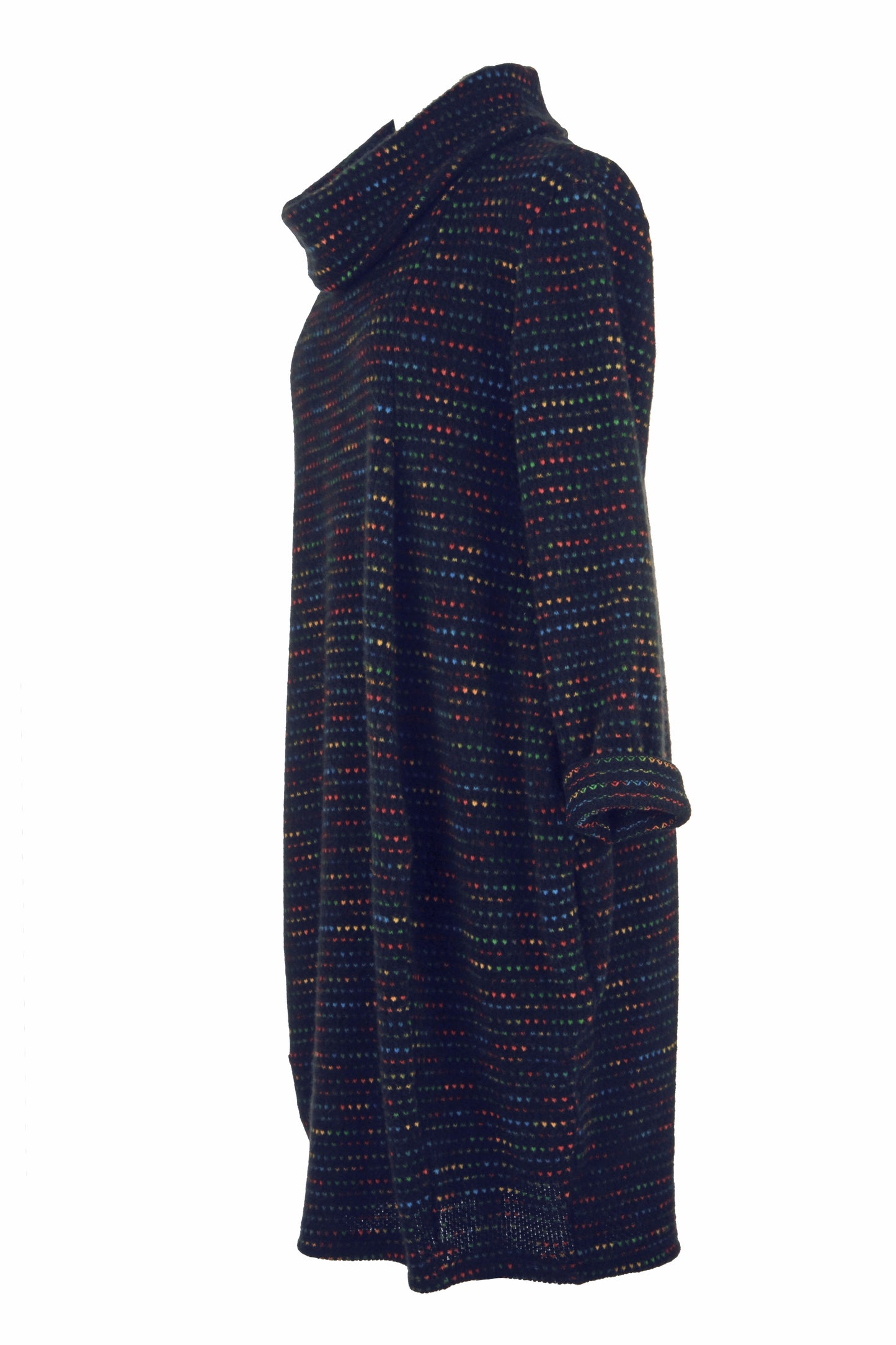 Cowl Neck Fleck Dress