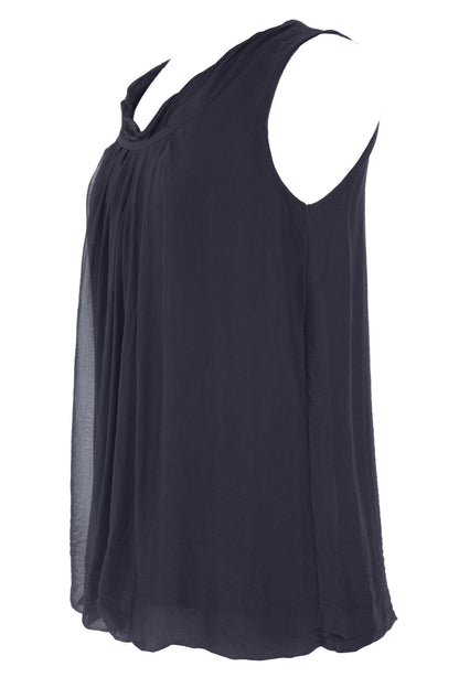 Puffball Silk Vest