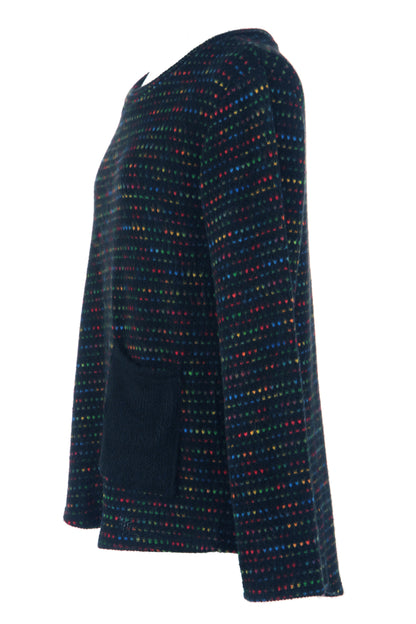 One Pocket Fleck Top