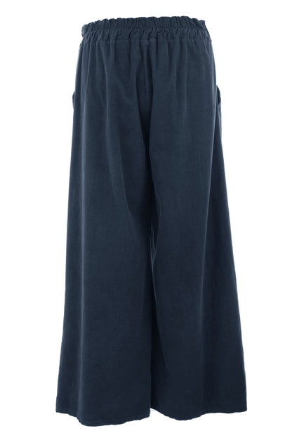 Side Button Detail Corduroy Trouser