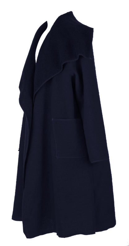 Waterfall Boiled Wool Coat