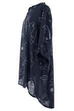 Load image into Gallery viewer, Abstract Face Cotton Shirt

