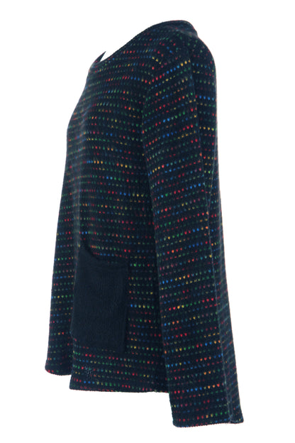 One Pocket Fleck Top