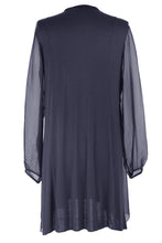 Load image into Gallery viewer, Frill Tassel Silk Blouse
