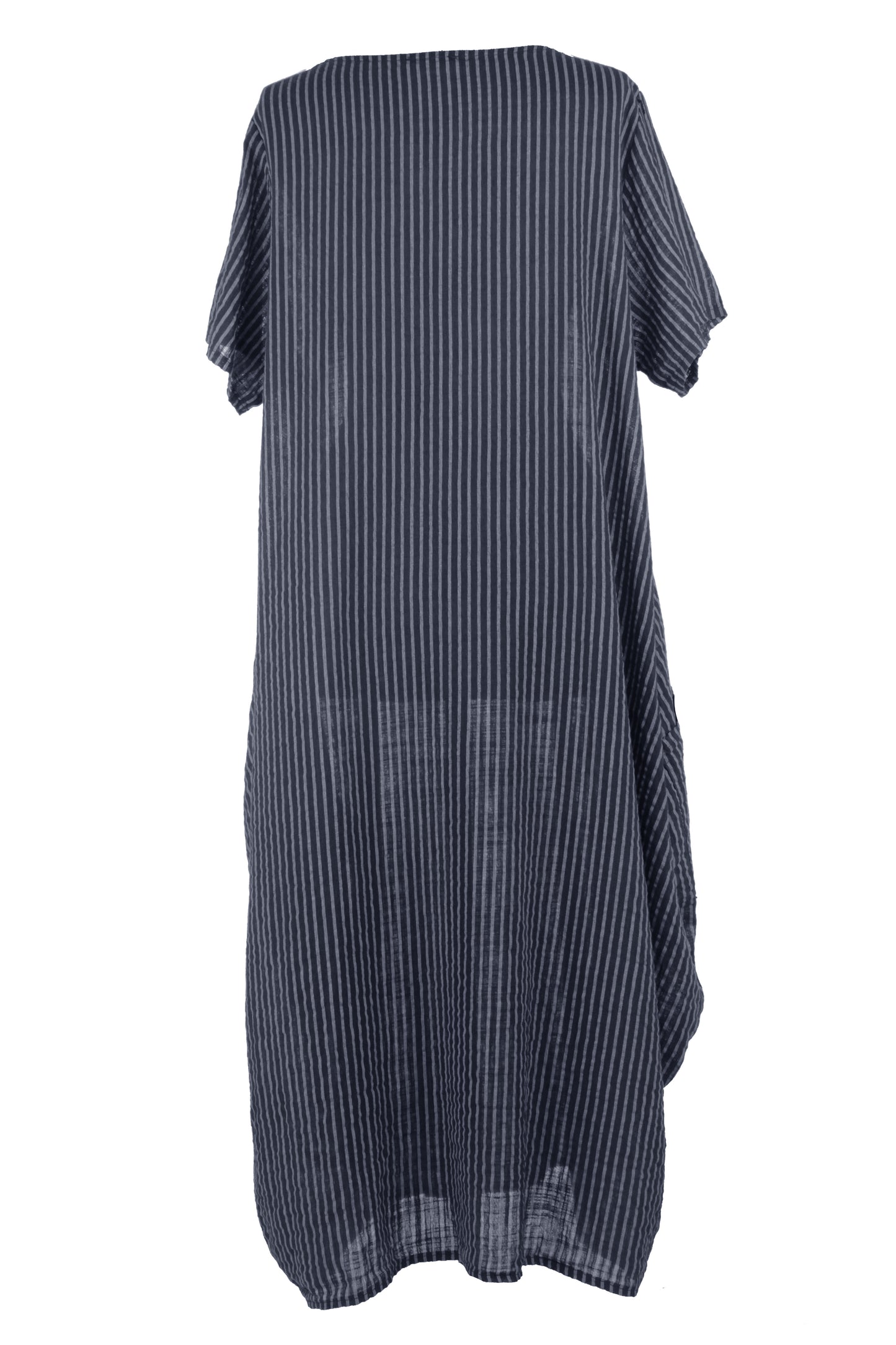 Stripe 2 Pocket Tulip Midi