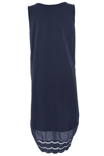 Broderie Anglaise Hem Tunic