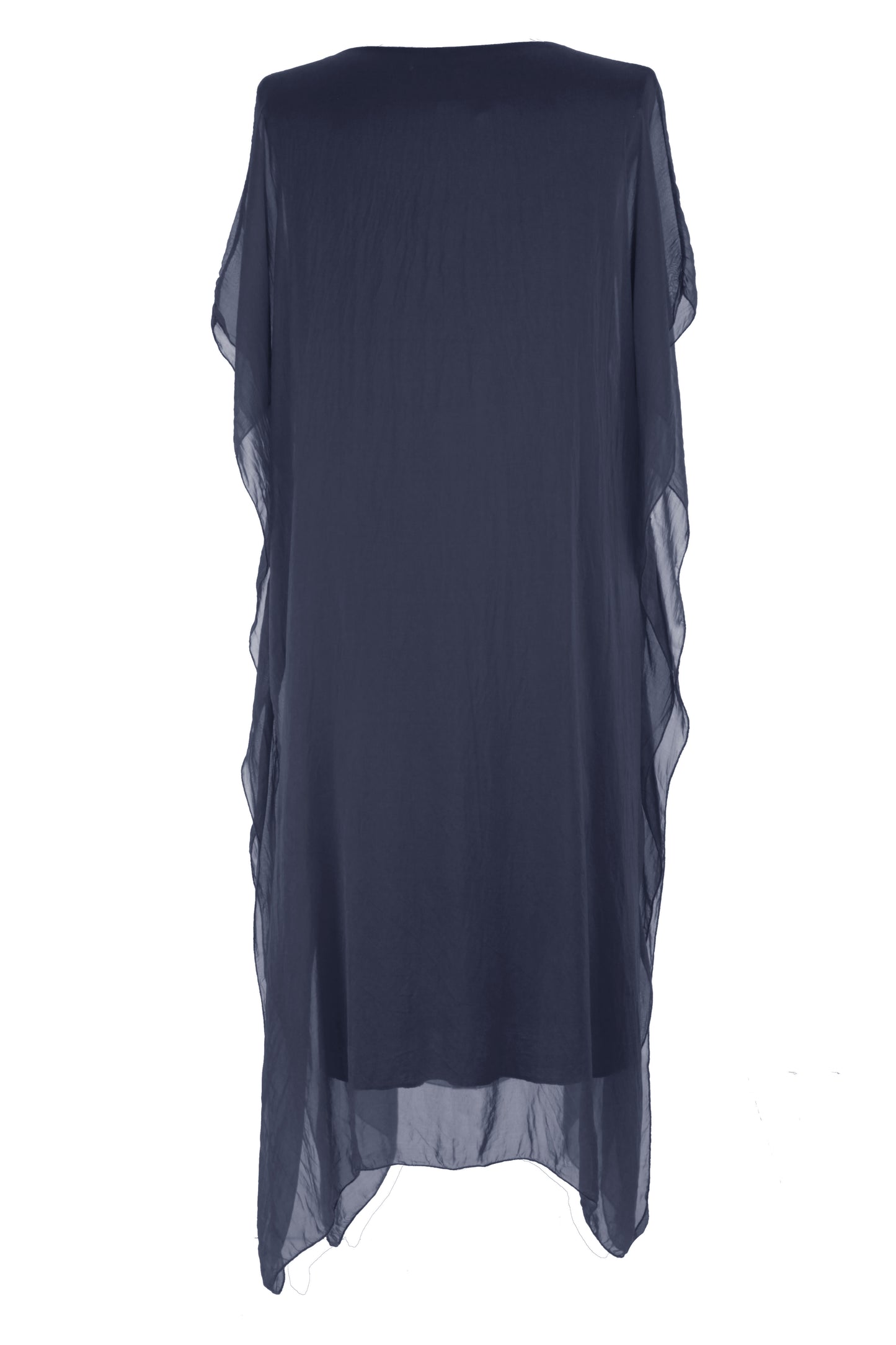 Batwing Silk Kaftan Midi