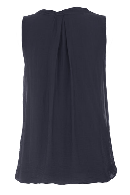 Puffball Silk Vest