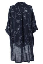 Load image into Gallery viewer, Abstract Face Cotton Shirt
