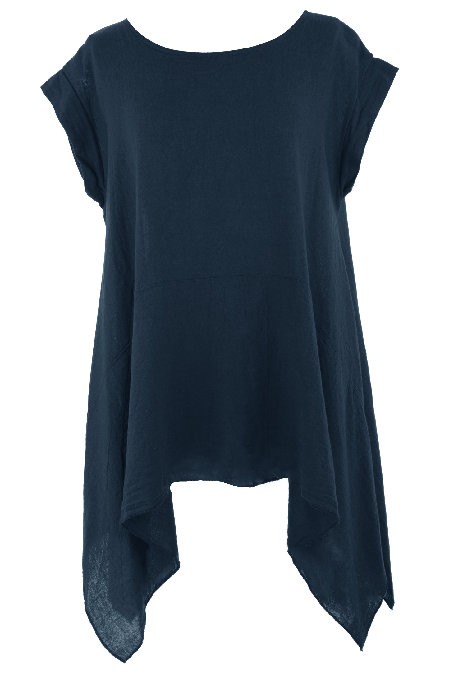 Hanky Hem Linen Top