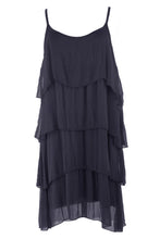 Load image into Gallery viewer, Ruffle Silk Dress
