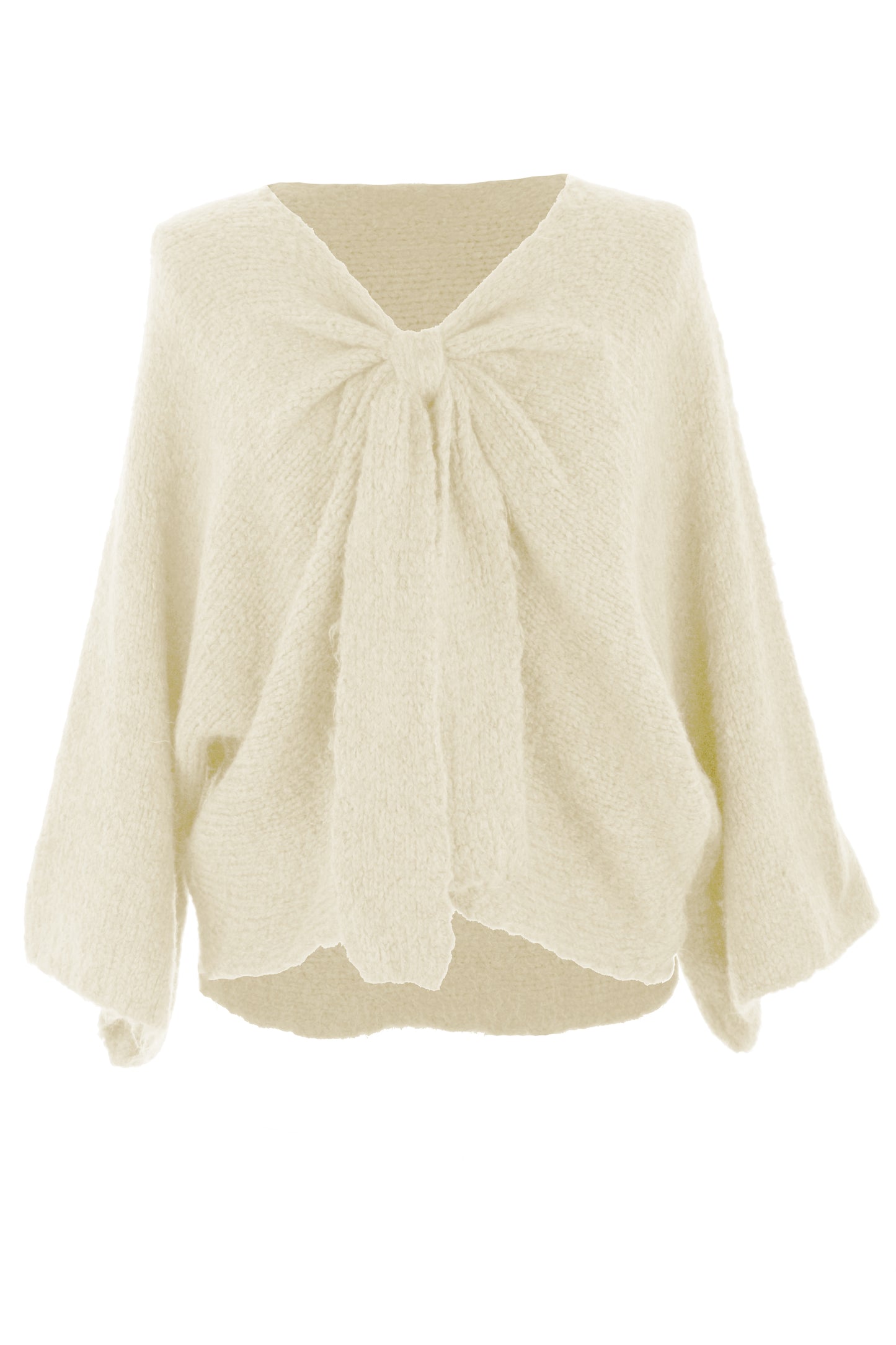 Bow Front Wool Jumper