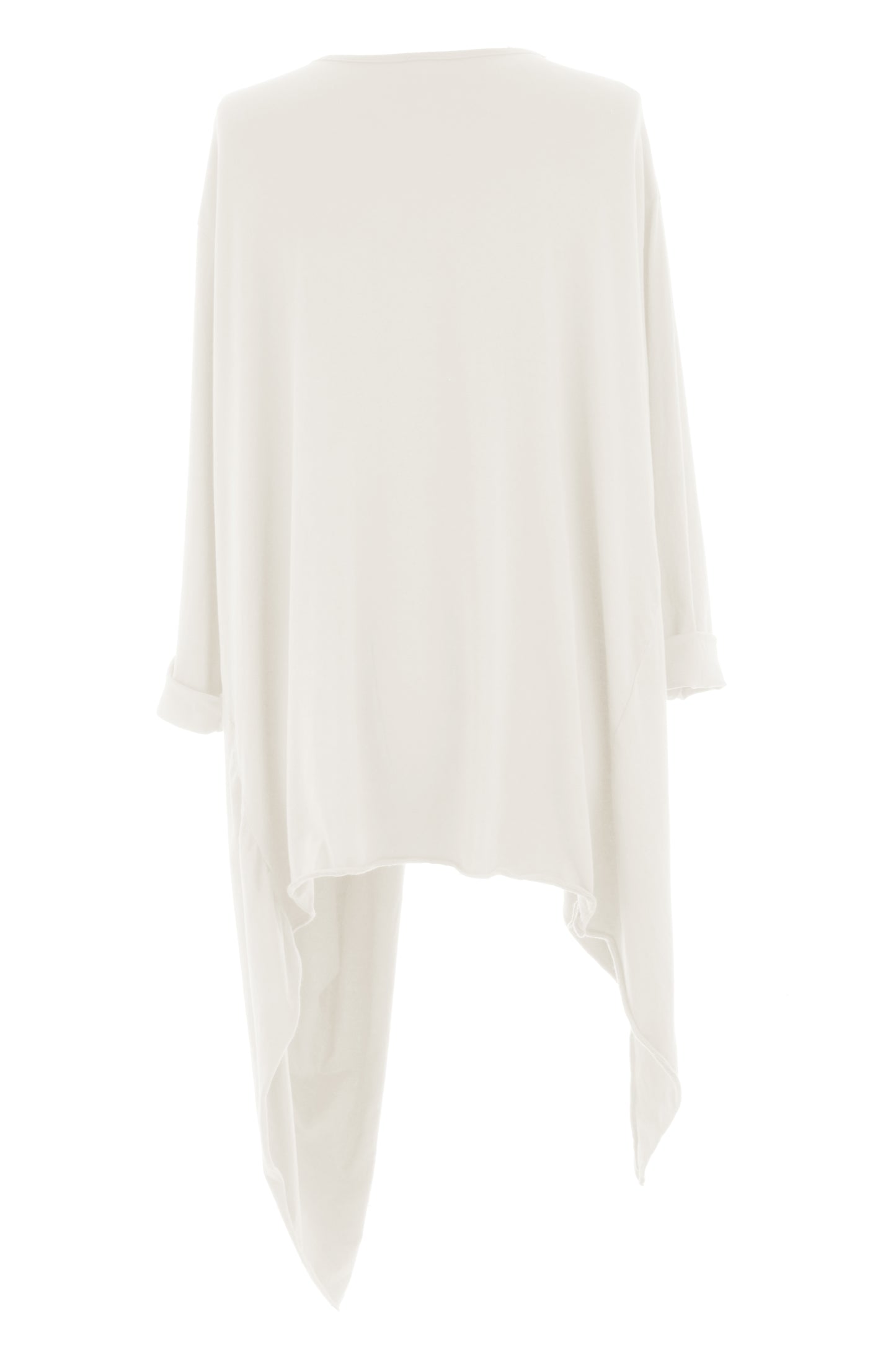 Asymmetric Hem Jersey Tunic