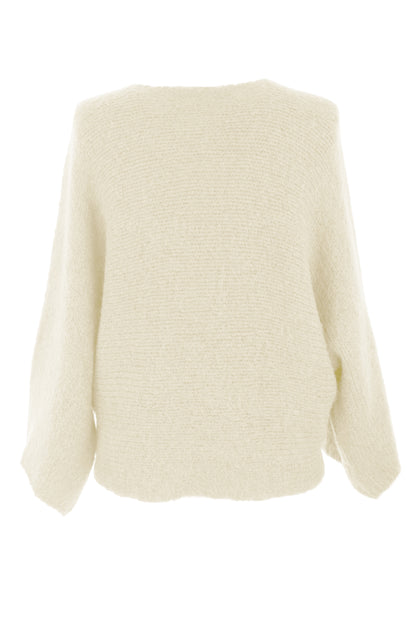 Bow Front Wool Jumper