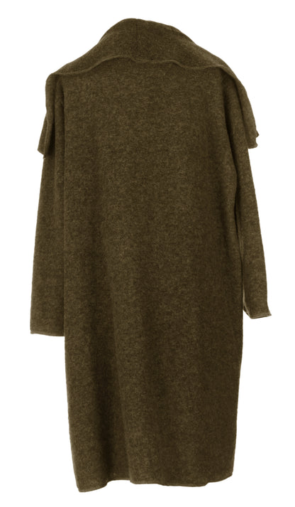 Waterfall Boiled Wool Coat