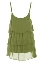 Load image into Gallery viewer, Ruffle Silk Vest
