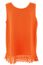 Load image into Gallery viewer, Crochet Trim Vest
