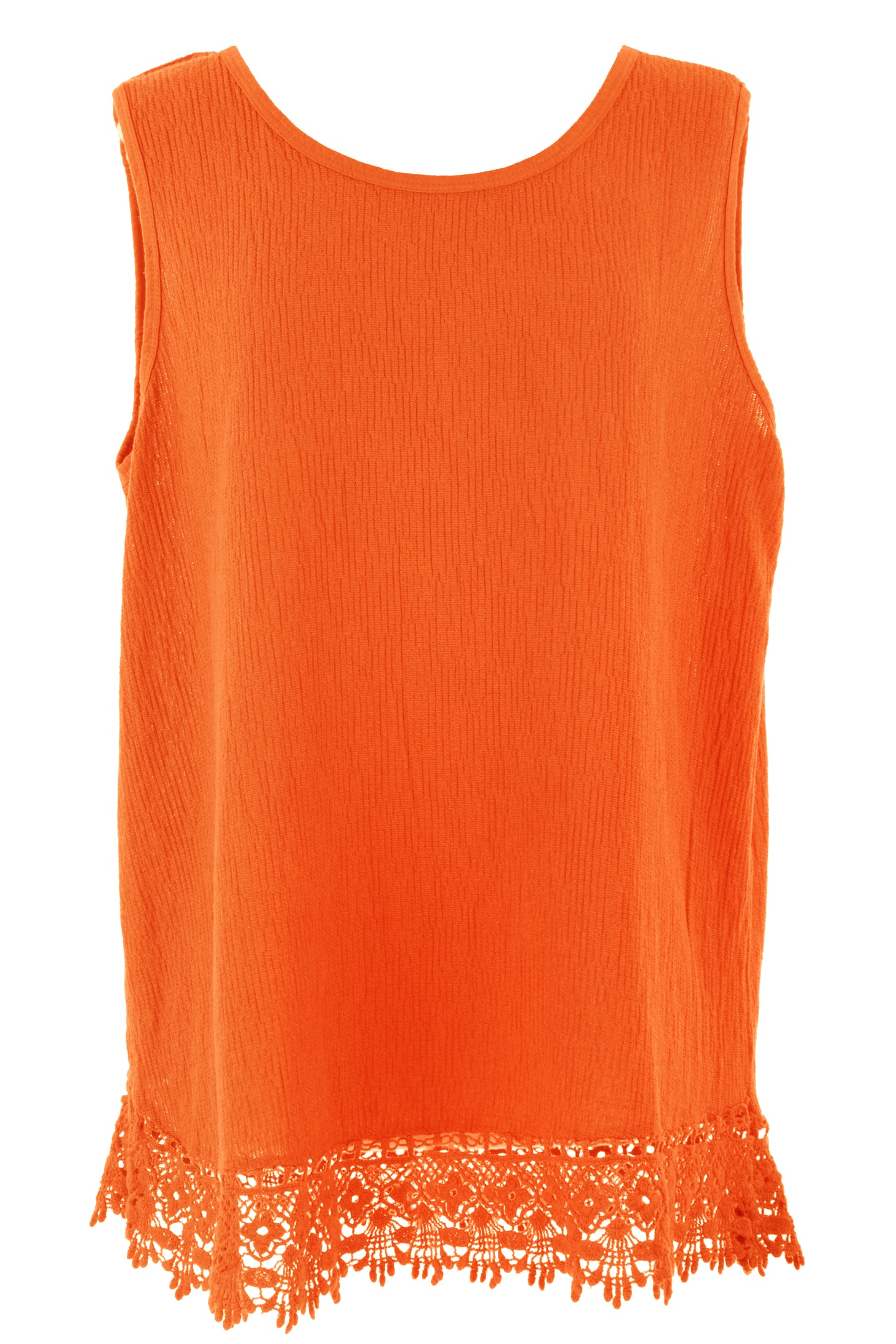Crochet Trim Vest