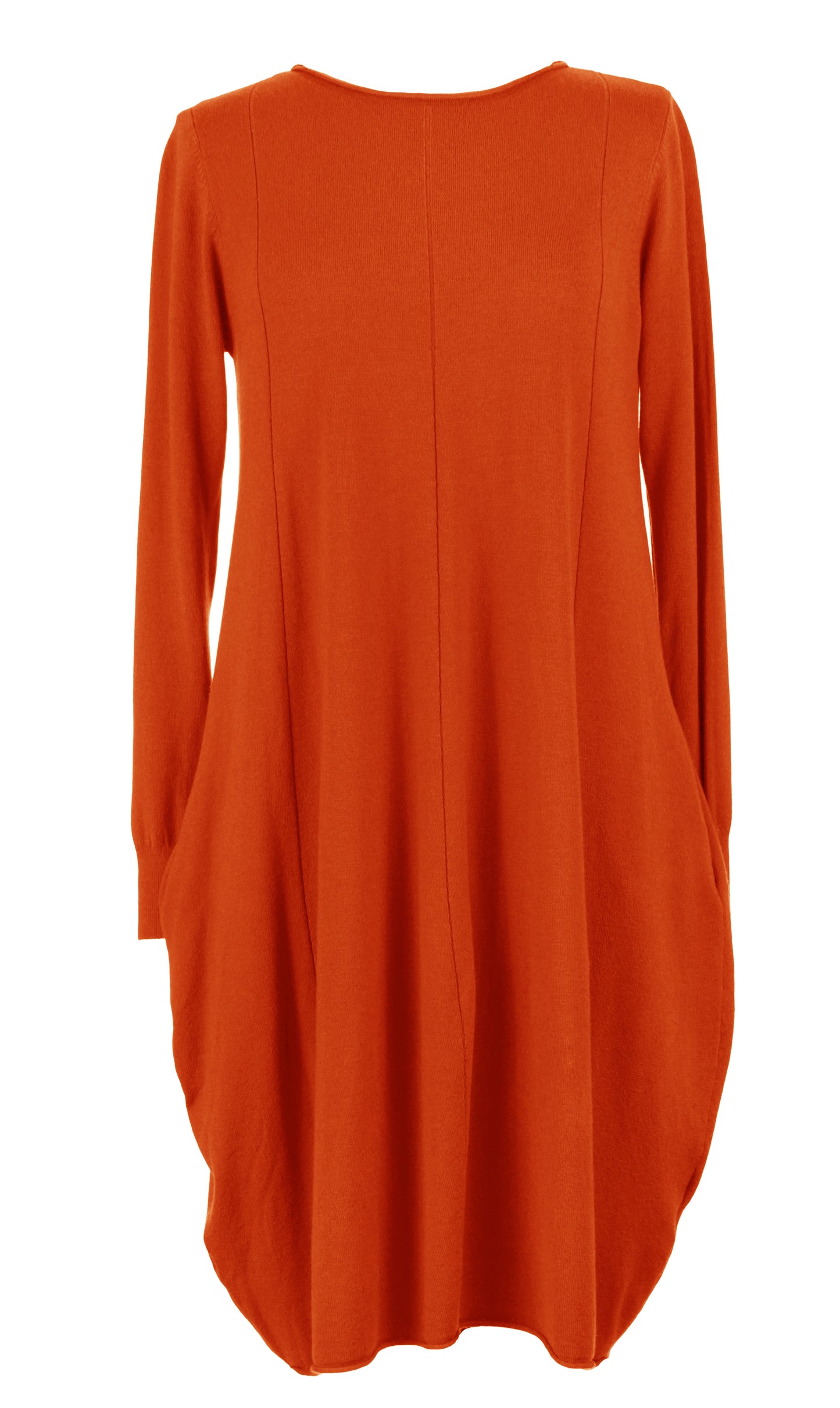 2 Pocket Panel Detail Knit Dress