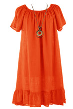Load image into Gallery viewer, Plain Bardot Necklace Dress
