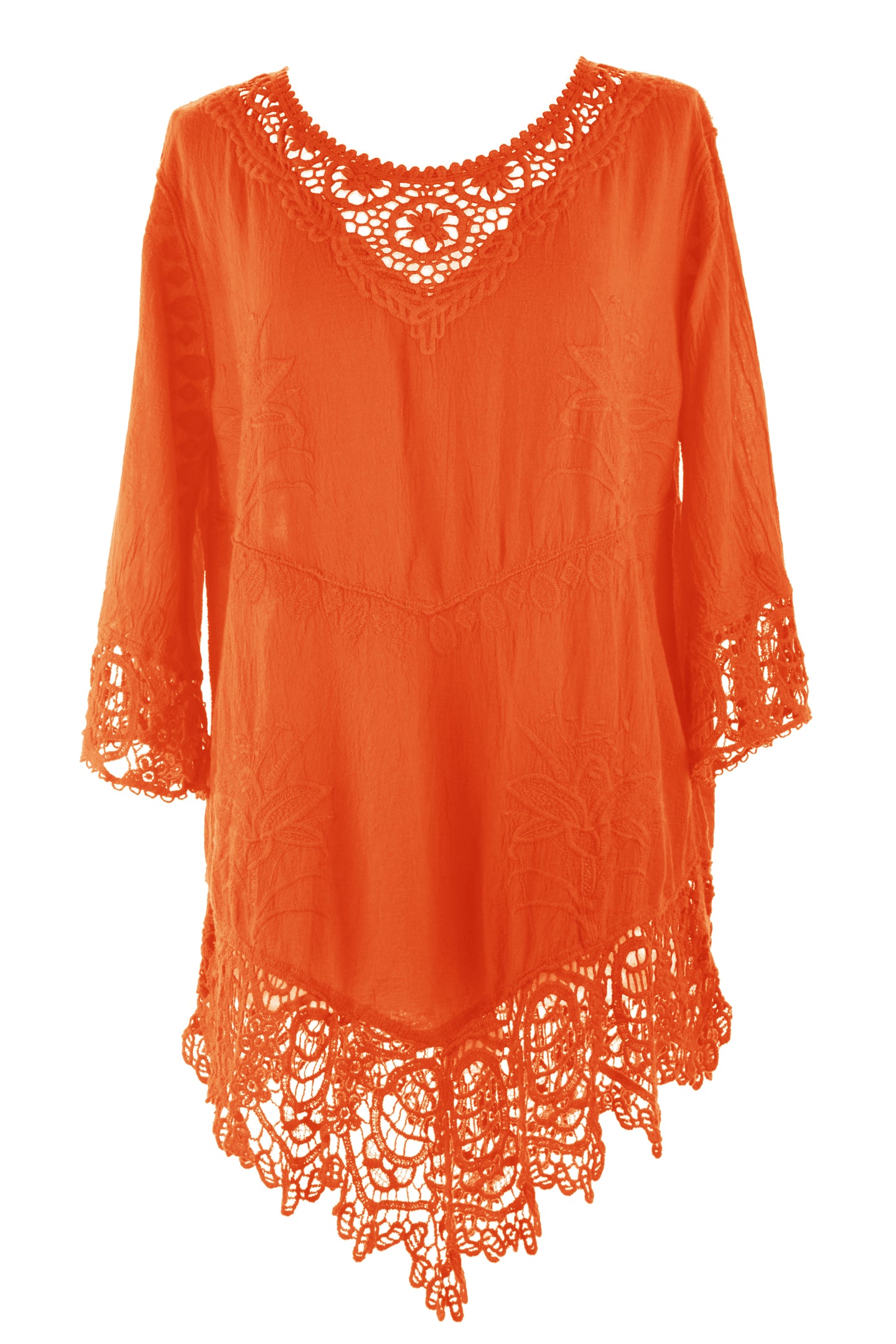 Crochet Trim Kaftan