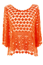 Load image into Gallery viewer, Crochet Top with Vest
