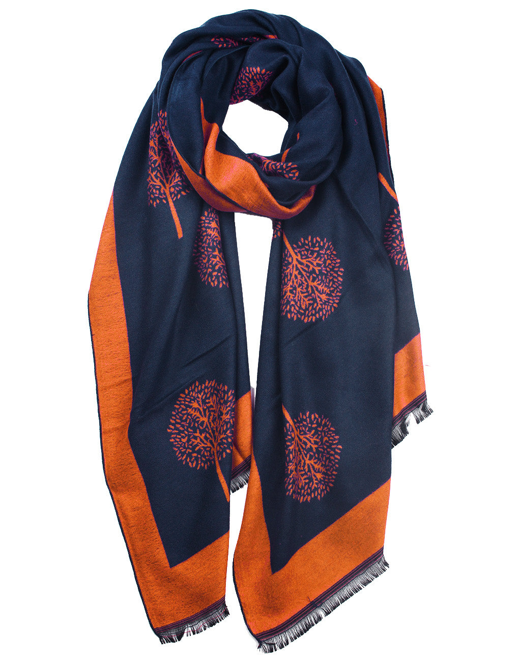 Tree Of Life Cashmere Scarf