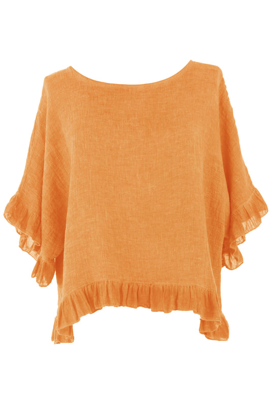 Frill Hem Teabag Top