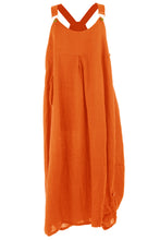 Load image into Gallery viewer, Pinafore Linen Dress
