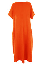 Load image into Gallery viewer, Pleat Detail Linen Dress
