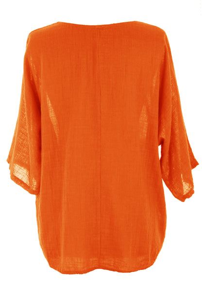 Cotton Necklace Top