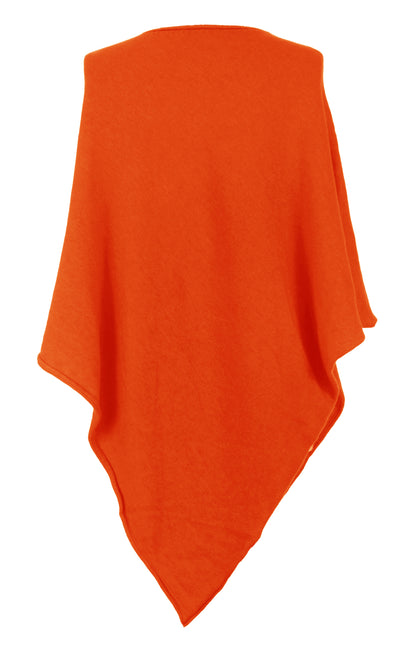 Asymmetric Alpaca Wool Poncho
