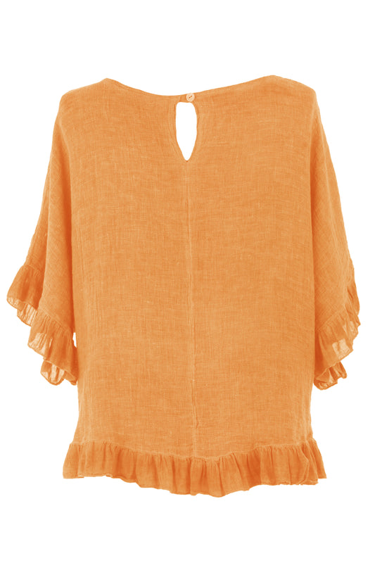 Frill Hem Teabag Top