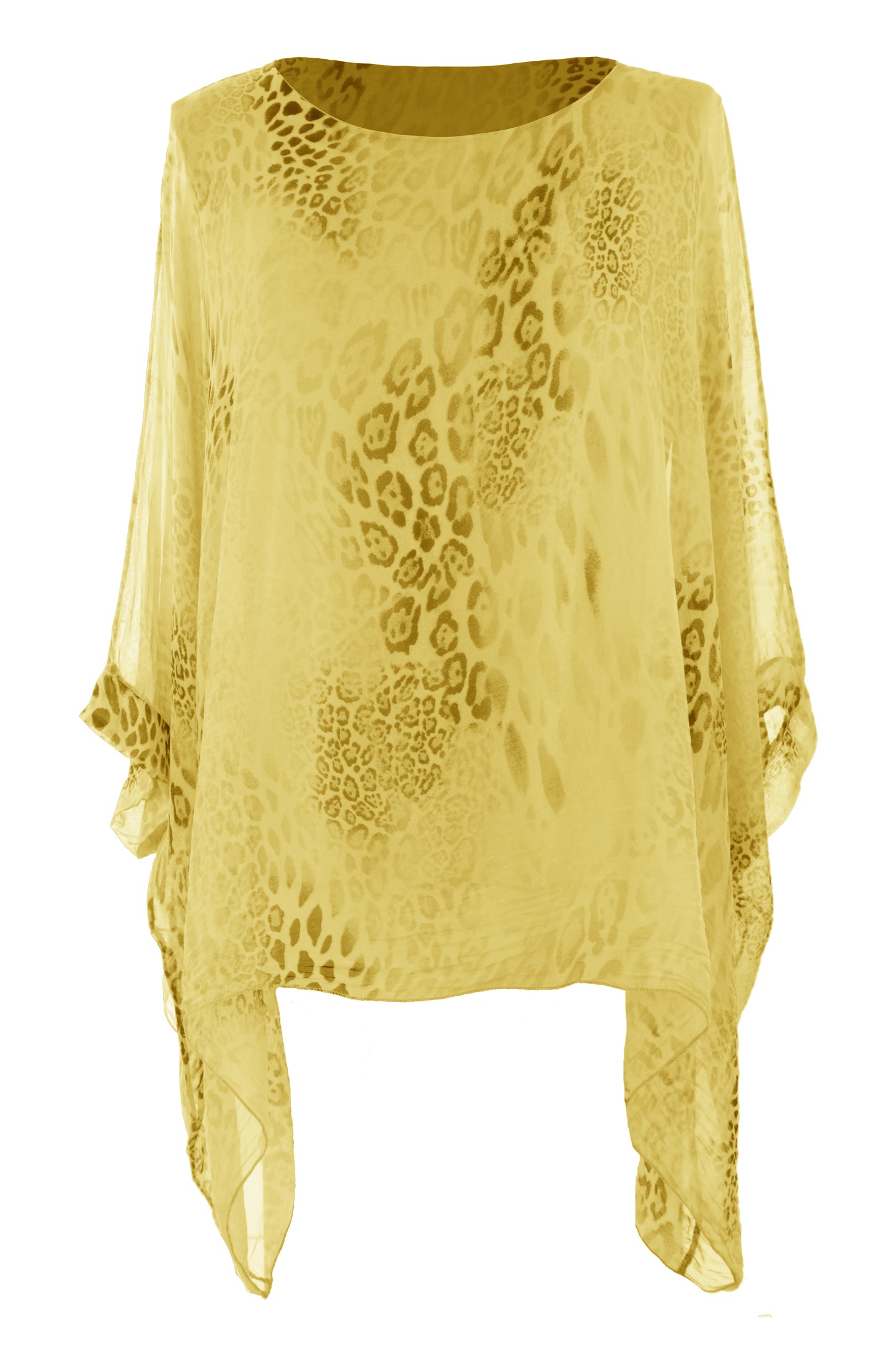 Leopard Print Silk Blouse