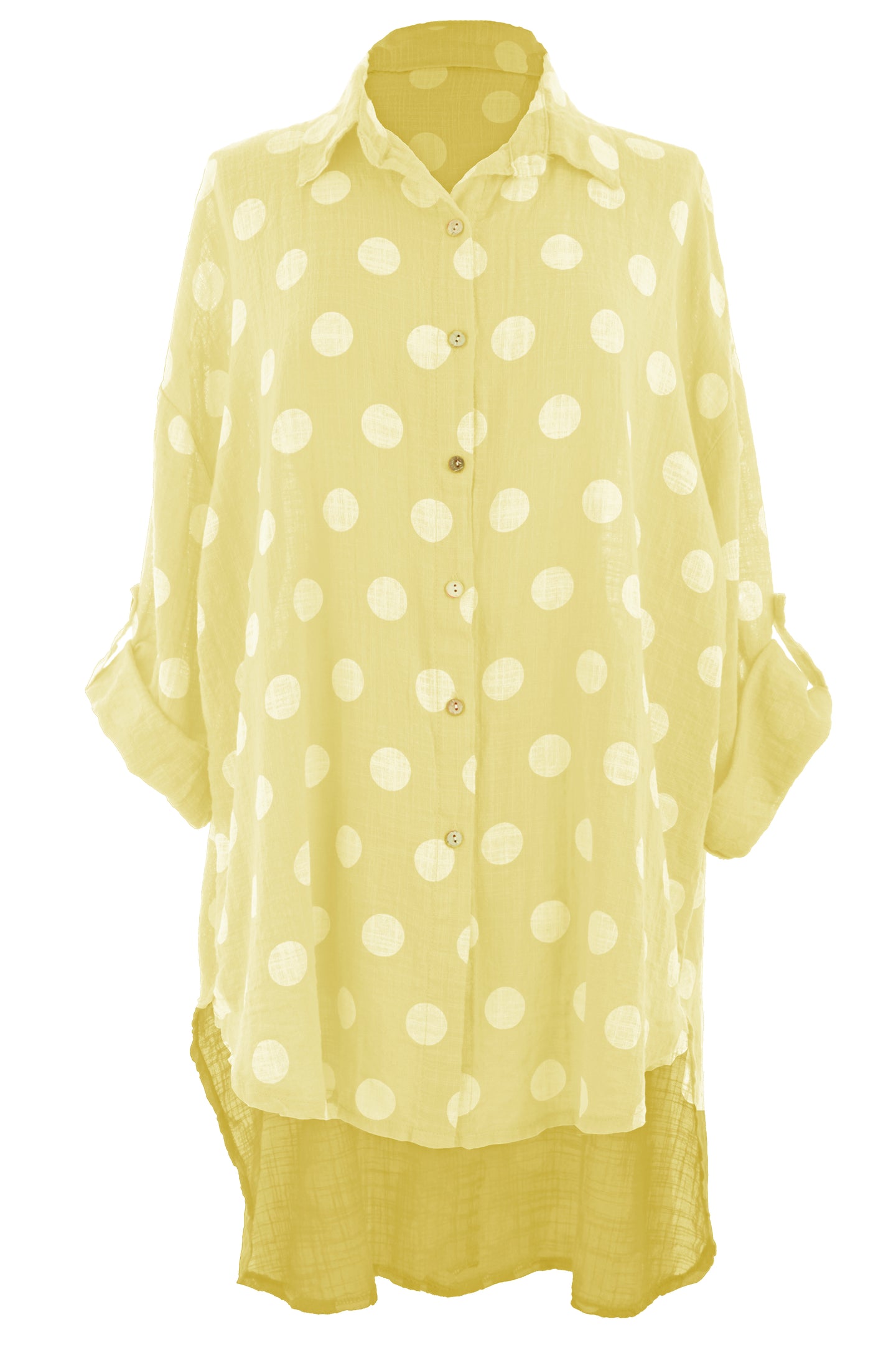 Polka Dot Cotton Shirt