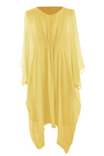 Load image into Gallery viewer, Ruched Front Silk Dress
