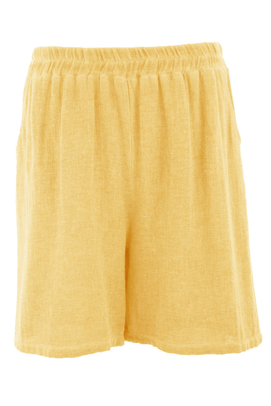 Teabag Linen Shorts