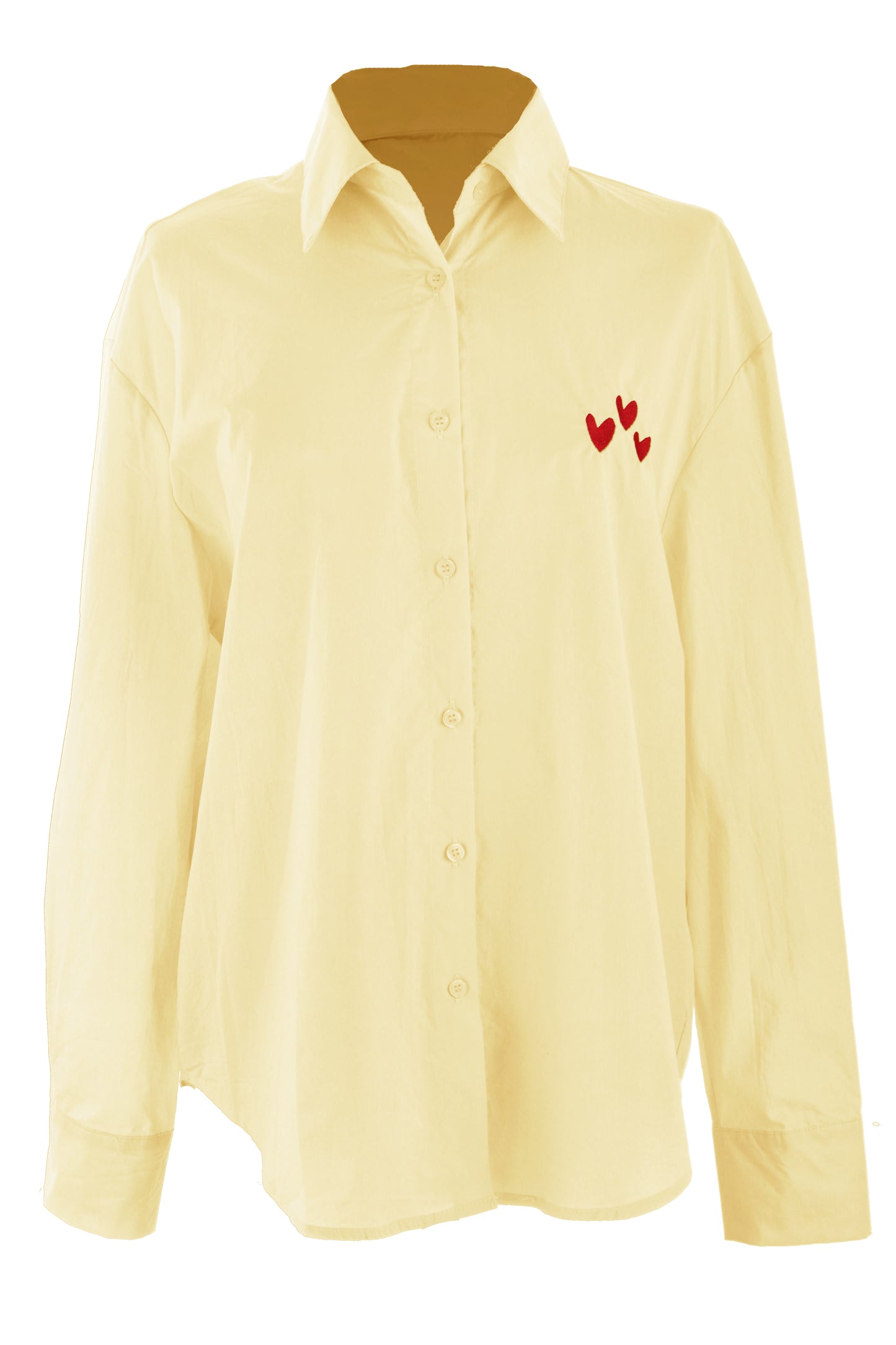 Heart Embroidery Shirt