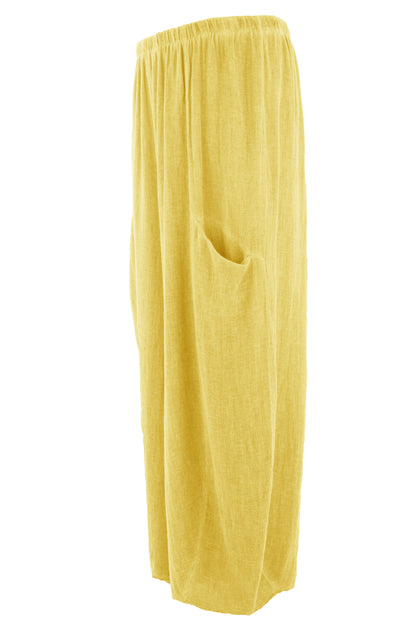 2 Slit Pocket Teabag Linen Trouser