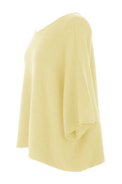 Batwing Short Sleeve Soft Knit Jumper