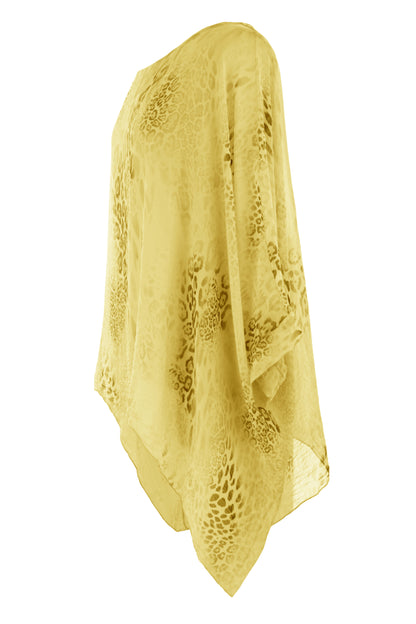 Leopard Print Silk Blouse